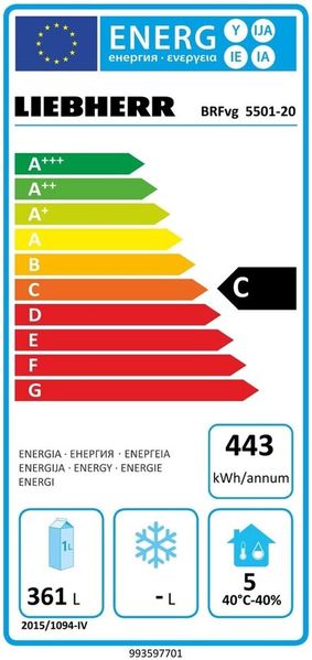 Холодильна шафа для випікання BRFvg 5501 Liebherr (AA)035101 фото