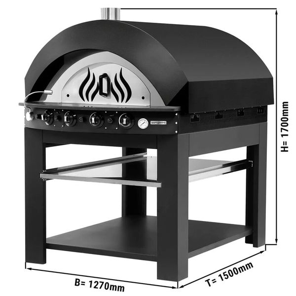 Печь для пиццы GPOE150S#UGE15 GGM Gastro (газовая) (BI)007111 фото