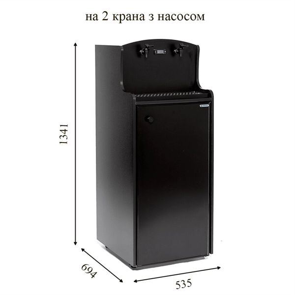 Шафа холодильна для розливу вина CRW 200 P Crystal (2 крани з насосом) (BQ)010588 фото