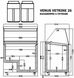 Морозильна вітрина для морозива VENUS 26 VETRINE Crystal (пряме скло, без задніх дверей-запасника) (BQ)010553 фото 4